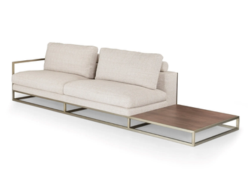 V210-L - Fabric sofa with integrated magazine rack by formitalia luxury group - view 3